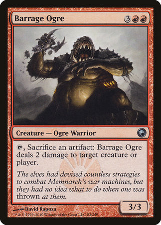 Barrage Ogre [Scars of Mirrodin] | Exor Games Summserside