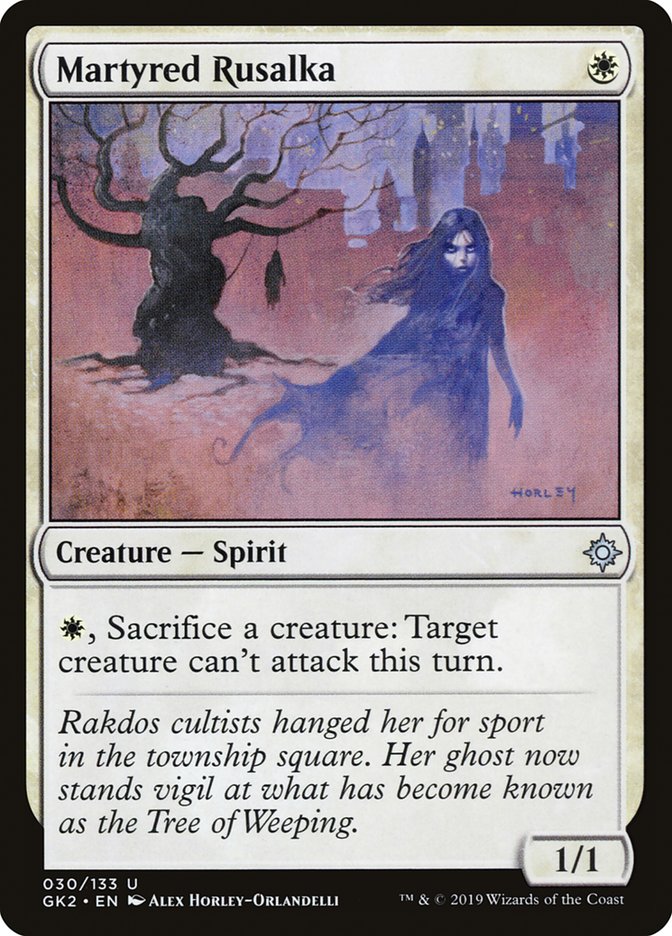 Martyred Rusalka [Ravnica Allegiance Guild Kit] | Exor Games Summserside