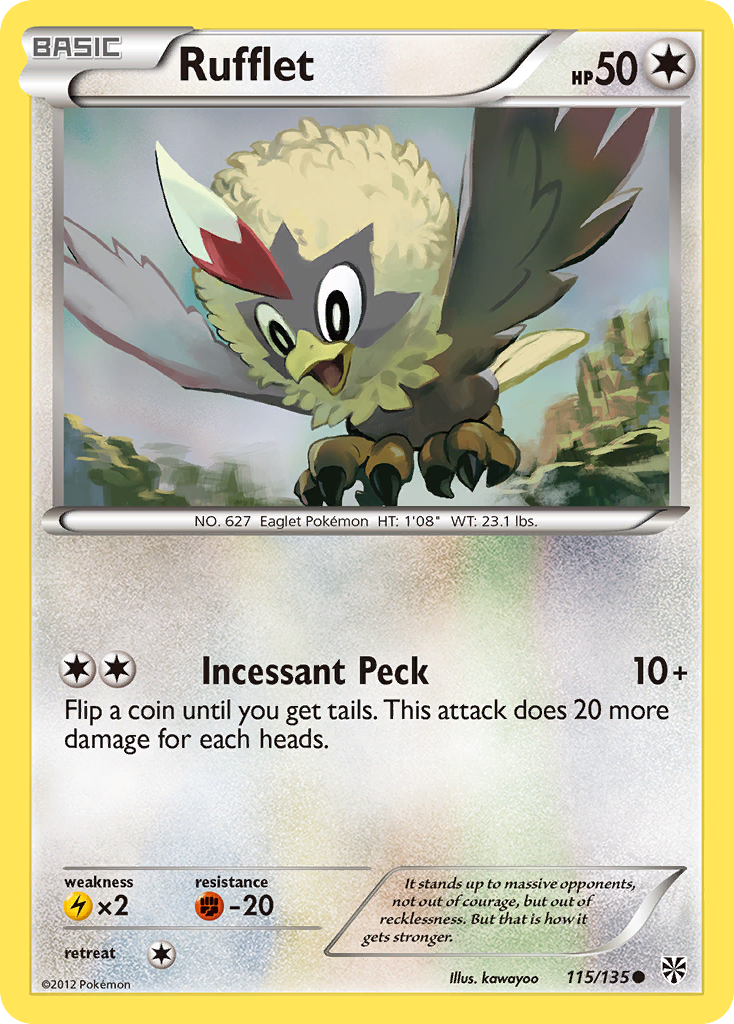 Rufflet (115/135) [Black & White: Plasma Storm] | Exor Games Summserside