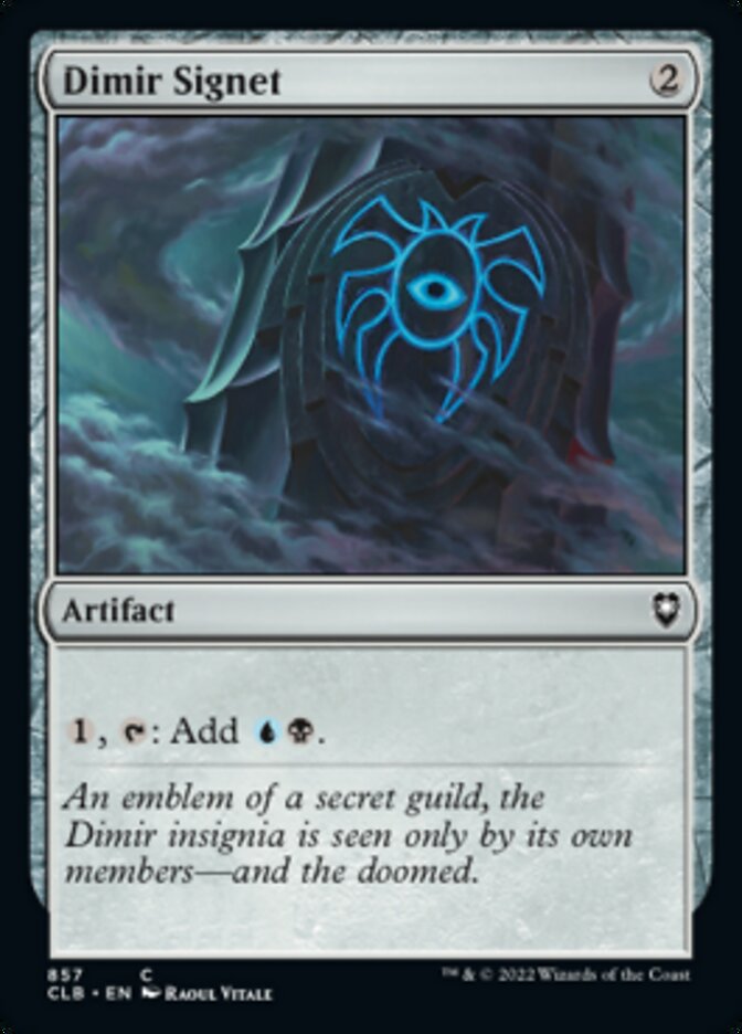 Dimir Signet [Commander Legends: Battle for Baldur's Gate] | Exor Games Summserside