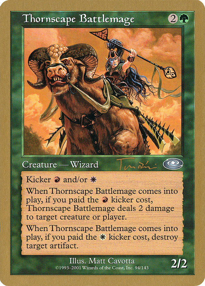 Thornscape Battlemage (Jan Tomcani) [World Championship Decks 2001] | Exor Games Summserside