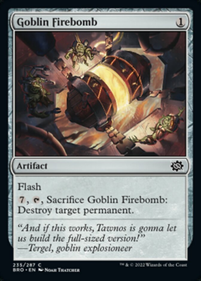 Goblin Firebomb [The Brothers' War] | Exor Games Summserside
