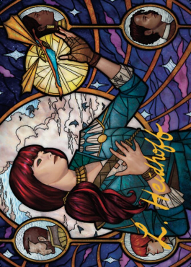 Jhoira, Ageless Innovator Art Card (Gold-Stamped Signature) [Dominaria United Art Series] | Exor Games Summserside