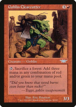 Goblin Clearcutter [Legions] | Exor Games Summserside