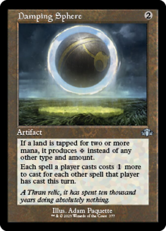 Damping Sphere (Retro) [Dominaria Remastered] | Exor Games Summserside