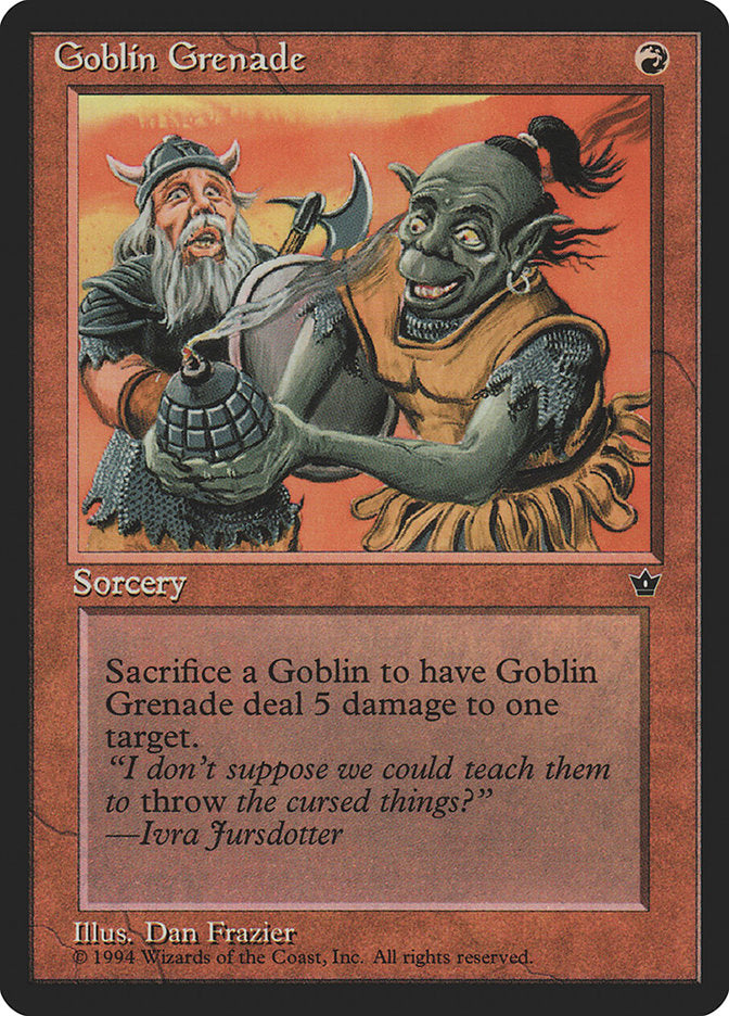 Goblin Grenade (Dan Frazier) [Fallen Empires] | Exor Games Summserside