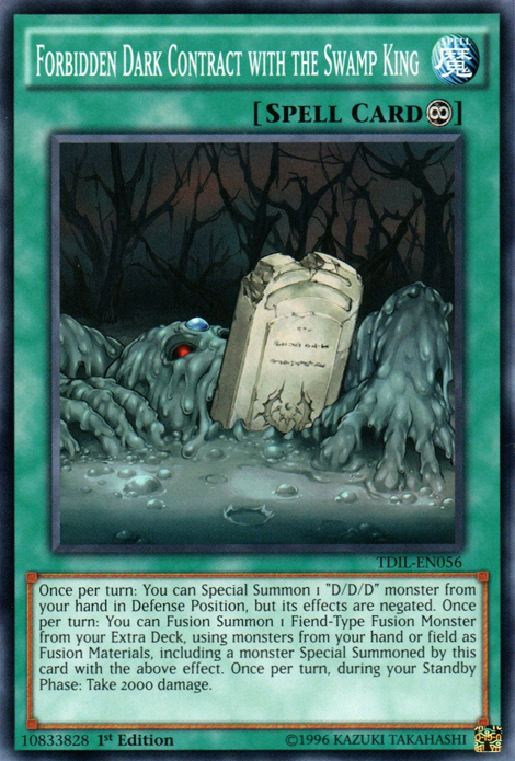 Forbidden Dark Contract with the Swamp King [TDIL-EN056] Common | Exor Games Summserside
