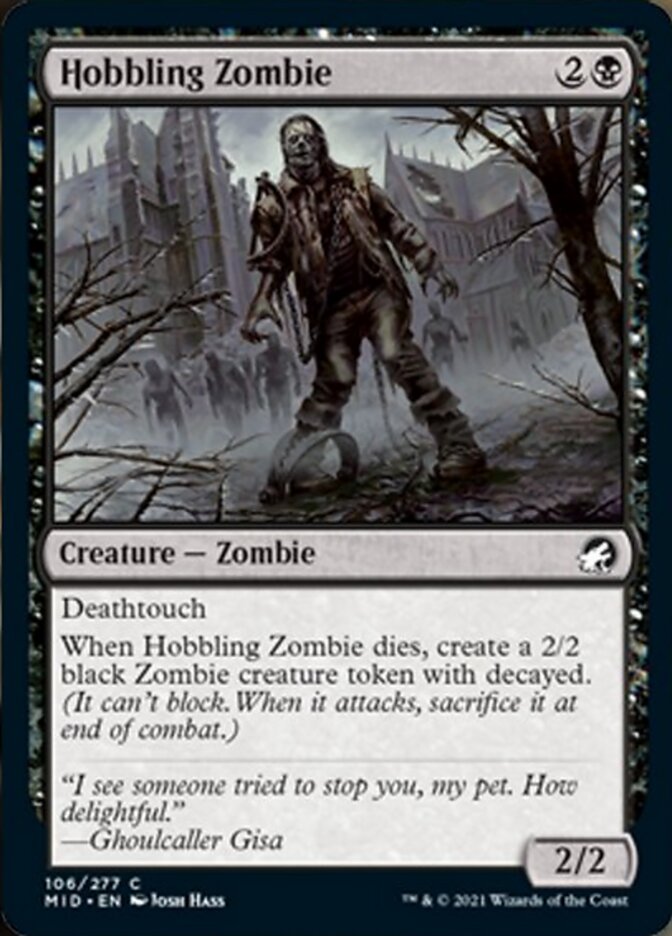 Hobbling Zombie [Innistrad: Midnight Hunt] | Exor Games Summserside