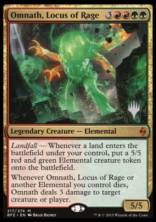 Omnath, Locus of Rage (Promo Pack) [Dungeons & Dragons: Adventures in the Forgotten Realms Promos] | Exor Games Summserside