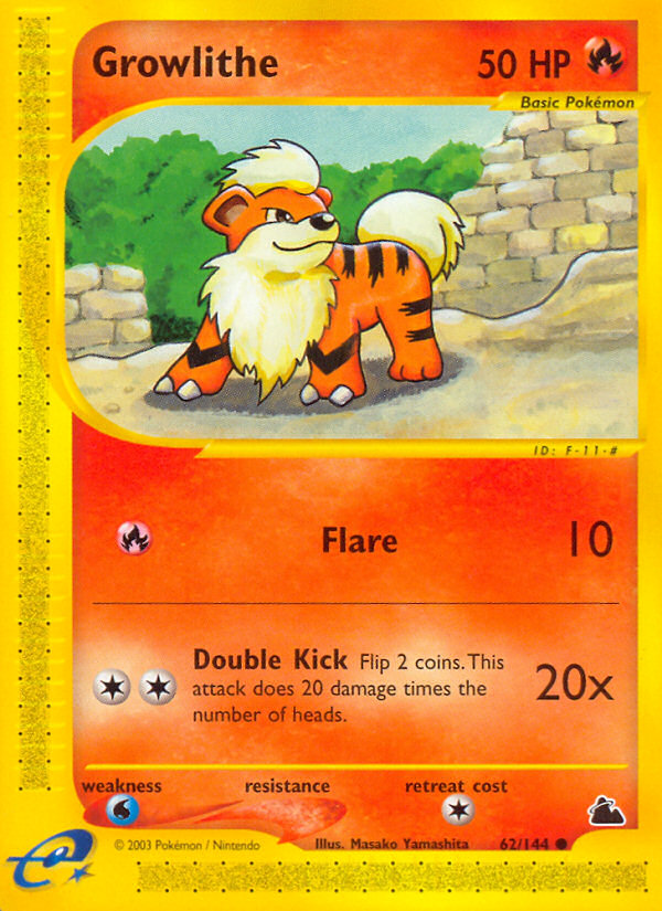 Growlithe (62/144) [Skyridge] | Exor Games Summserside