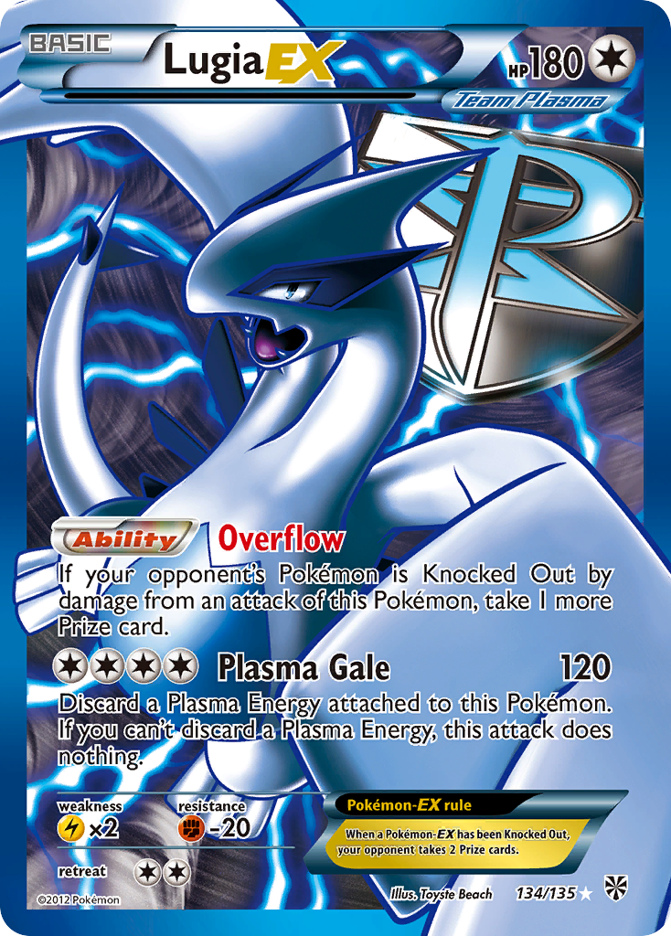 Lugia EX (134/135) [Black & White: Plasma Storm] | Exor Games Summserside