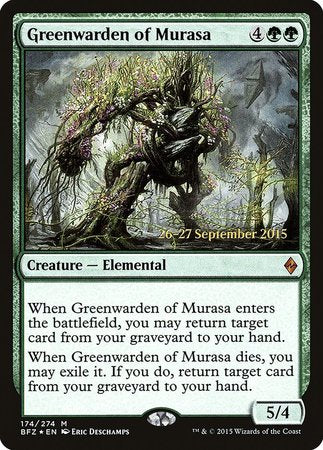 Greenwarden of Murasa [Battle for Zendikar Promos] | Exor Games Summserside