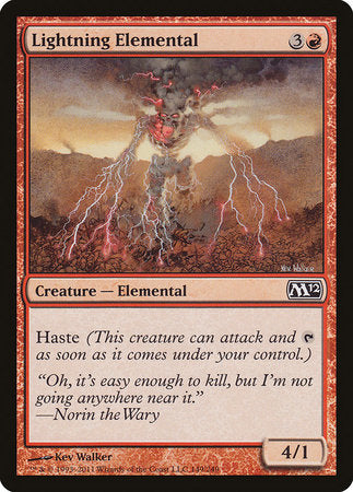 Lightning Elemental [Magic 2012] | Exor Games Summserside