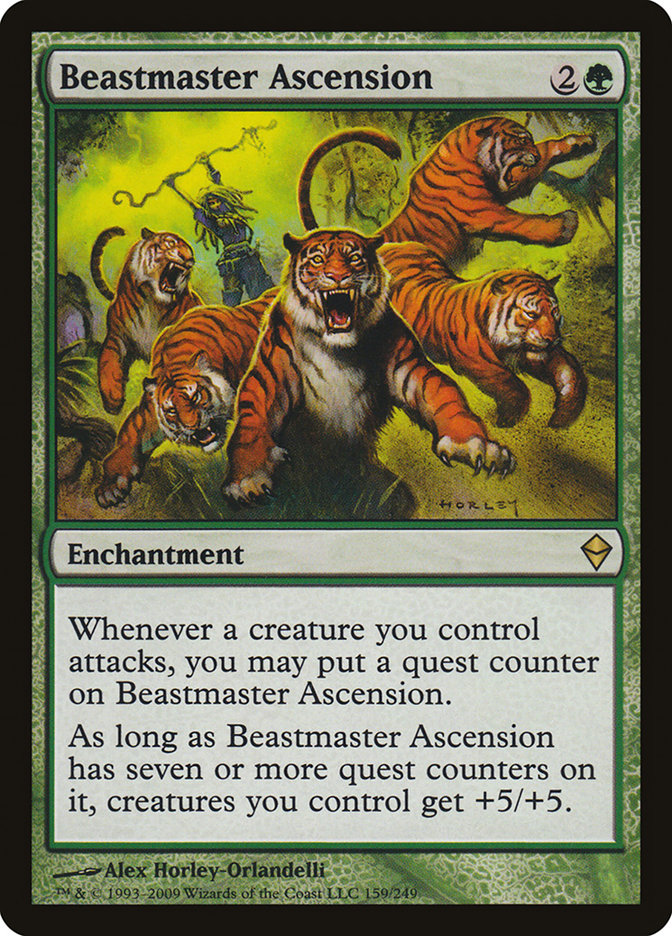 Beastmaster Ascension [Zendikar] | Exor Games Summserside