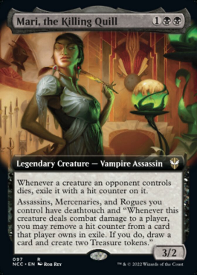 Mari, the Killing Quill (Extended Art) [Streets of New Capenna Commander] | Exor Games Summserside