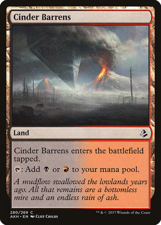 Cinder Barrens [Amonkhet] | Exor Games Summserside