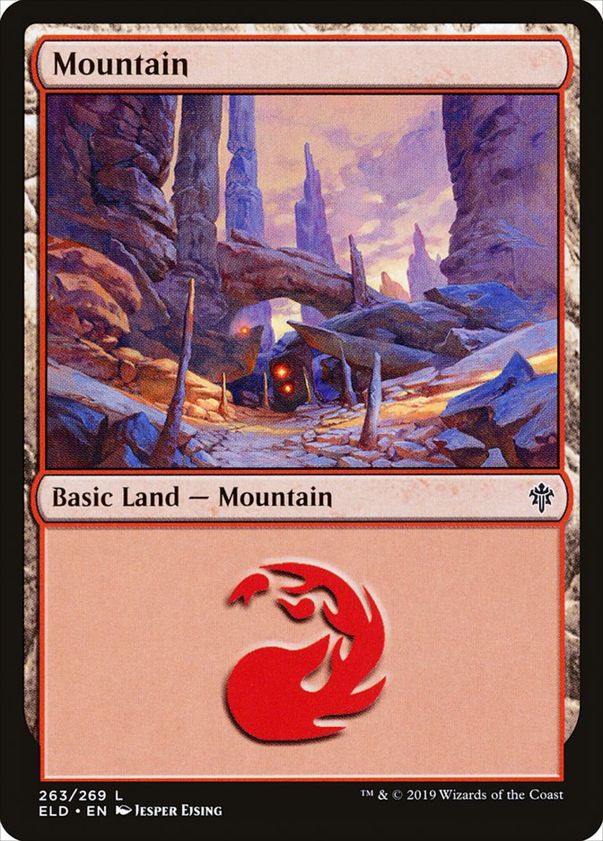 Mountain (263) [Throne of Eldraine] | Exor Games Summserside