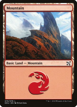 Mountain (76) [Duel Decks: Elves vs. Inventors] | Exor Games Summserside