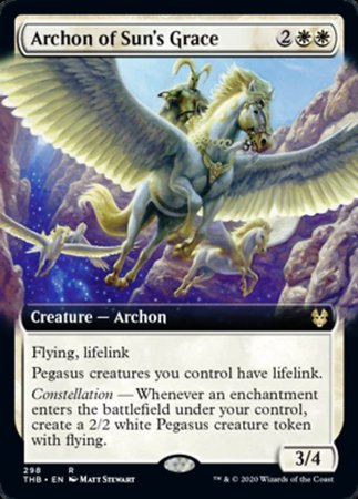 Archon of Sun's Grace (Extended Art) [Theros Beyond Death] | Exor Games Summserside