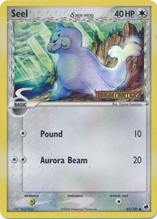 Seel (62/101) (Delta Species) (Stamped) [EX: Dragon Frontiers] | Exor Games Summserside