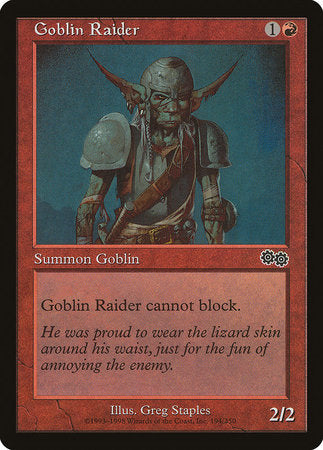 Goblin Raider [Urza's Saga] | Exor Games Summserside
