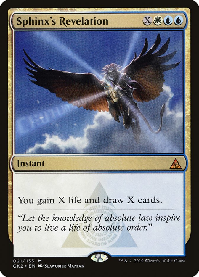 Sphinx's Revelation [Ravnica Allegiance Guild Kit] | Exor Games Summserside