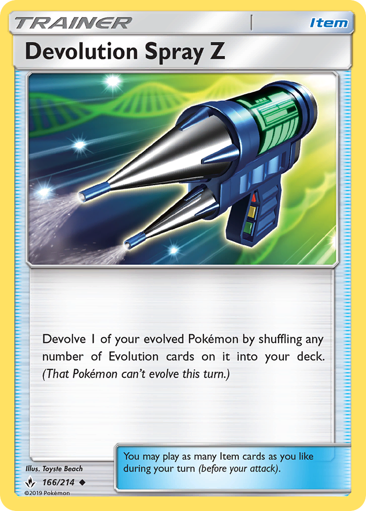 Devolution Spray Z (166/214) [Sun & Moon: Unbroken Bonds] | Exor Games Summserside