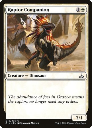 Raptor Companion [Rivals of Ixalan] | Exor Games Summserside