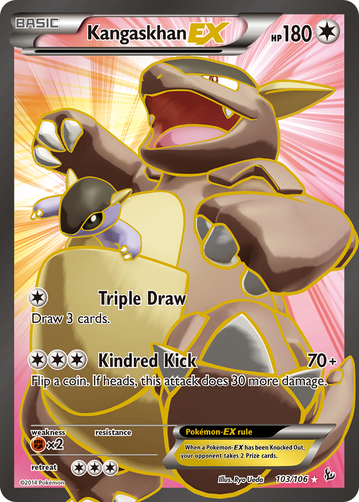 Kangaskhan EX (103/106) [XY: Flashfire] | Exor Games Summserside