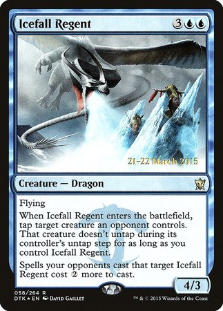 Icefall Regent [Dragons of Tarkir Promos] | Exor Games Summserside