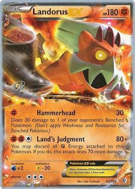 Landorus EX (89/149) (The Flying Hammer - Rowan Stavenow) [World Championships 2015] | Exor Games Summserside