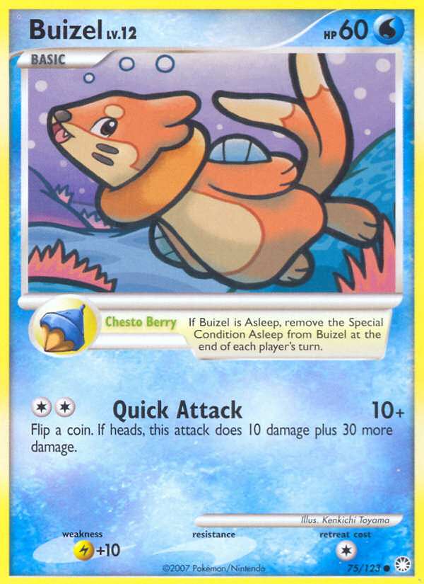 Buizel (75/123) [Diamond & Pearl: Mysterious Treasures] | Exor Games Summserside