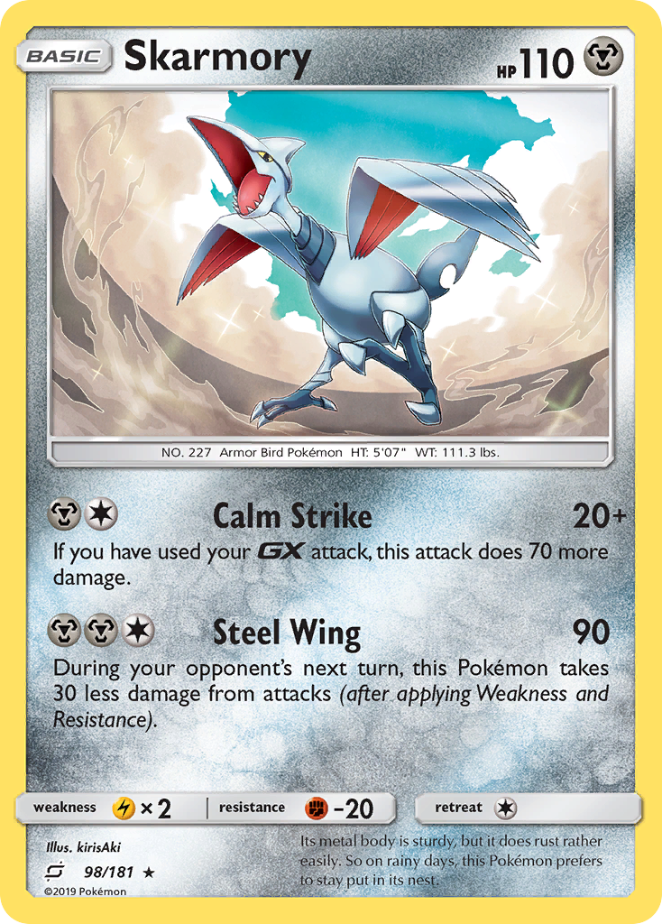 Skarmory (98/181) [Sun & Moon: Team Up] | Exor Games Summserside