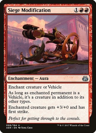 Siege Modification [Aether Revolt] | Exor Games Summserside