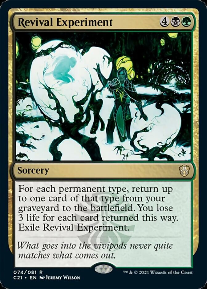 Revival Experiment [Commander 2021] | Exor Games Summserside