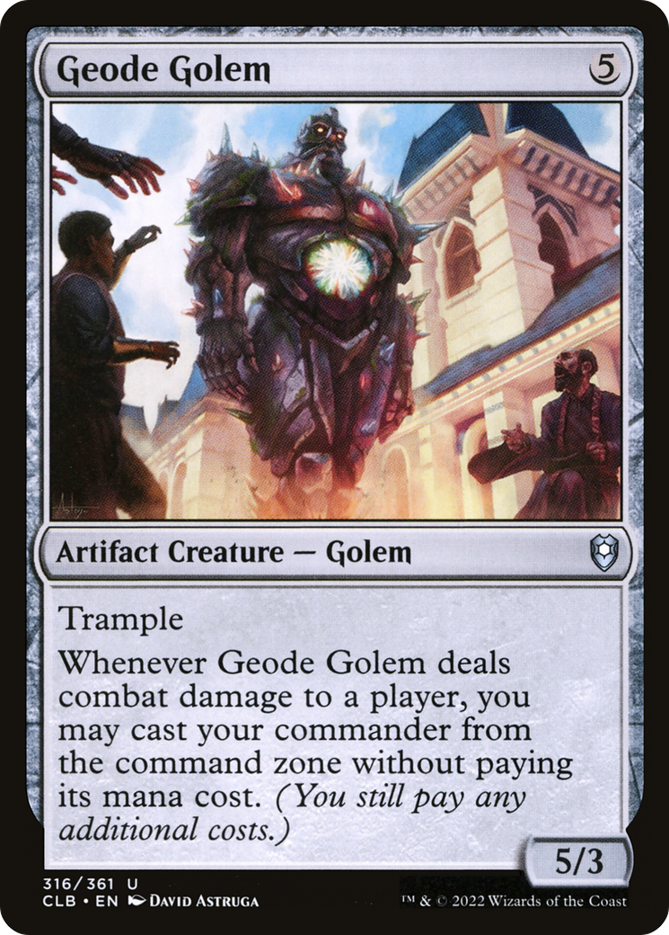 Geode Golem [Commander Legends: Battle for Baldur's Gate] | Exor Games Summserside