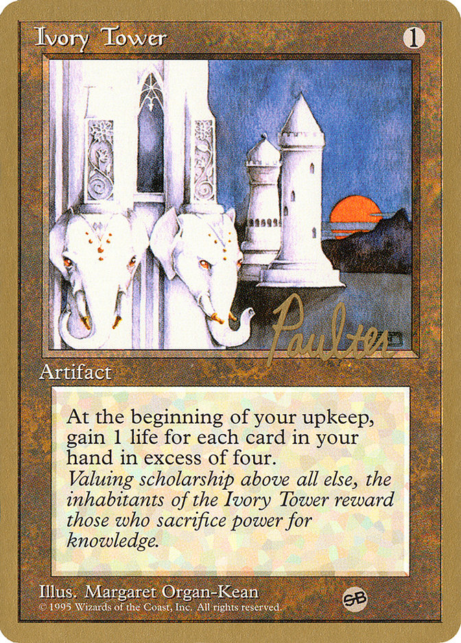 Ivory Tower (Preston Poulter) (SB) [Pro Tour Collector Set] | Exor Games Summserside