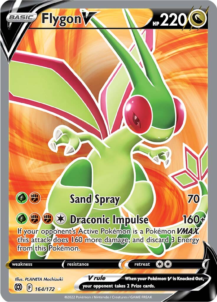 Flygon V (164/172) [Sword & Shield: Brilliant Stars] | Exor Games Summserside