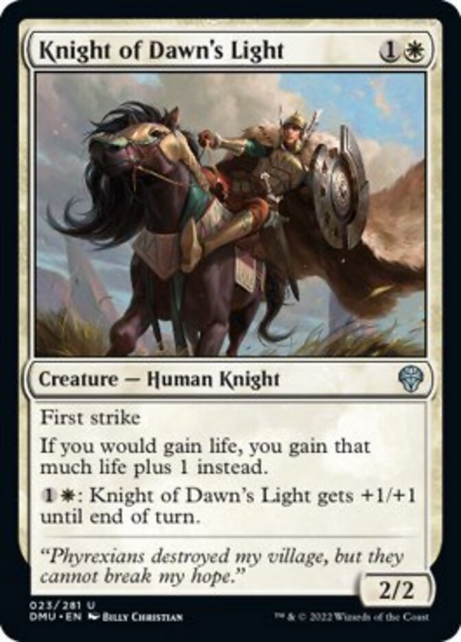 Knight of Dawn's Light [Dominaria United] | Exor Games Summserside