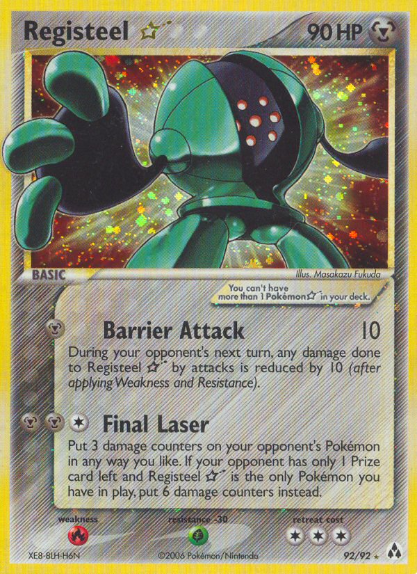 Registeel Star (92/92) [EX: Legend Maker] | Exor Games Summserside