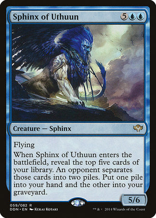 Sphinx of Uthuun [Duel Decks: Speed vs. Cunning] | Exor Games Summserside