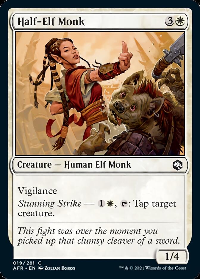 Half-Elf Monk [Dungeons & Dragons: Adventures in the Forgotten Realms] | Exor Games Summserside