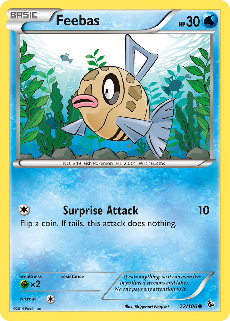 Feebas (22/106) [XY: Flashfire] | Exor Games Summserside