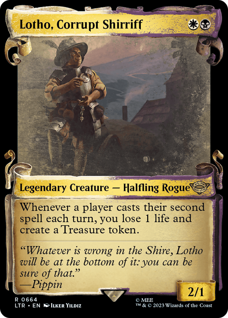 Lotho, Corrupt Shirriff [The Lord of the Rings: Tales of Middle-Earth Showcase Scrolls] | Exor Games Summserside