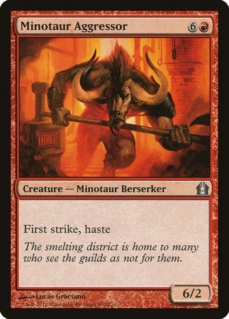 Minotaur Aggressor [Return to Ravnica] | Exor Games Summserside