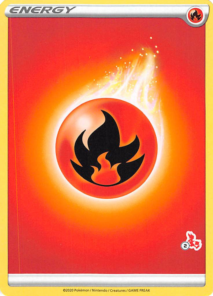 Fire Energy (Cinderace Stamp #2) [Battle Academy 2022] | Exor Games Summserside
