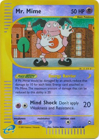 Mr Mime (95b/147) [Aquapolis] | Exor Games Summserside