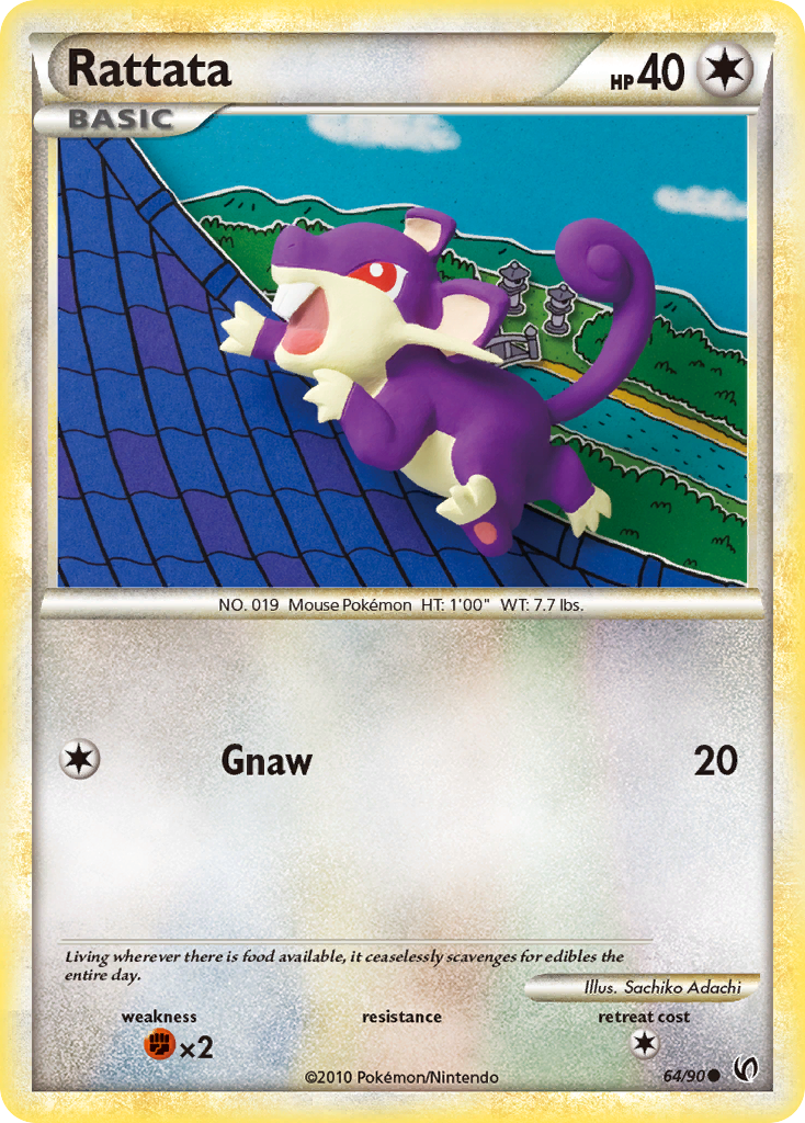 Rattata (64/90) [HeartGold & SoulSilver: Undaunted] | Exor Games Summserside