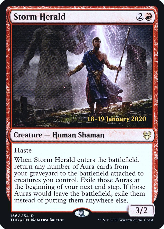 Storm Herald [Theros Beyond Death Prerelease Promos] | Exor Games Summserside