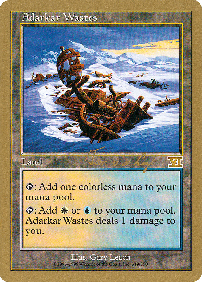 Adarkar Wastes (Tom van de Logt) [World Championship Decks 2000] | Exor Games Summserside